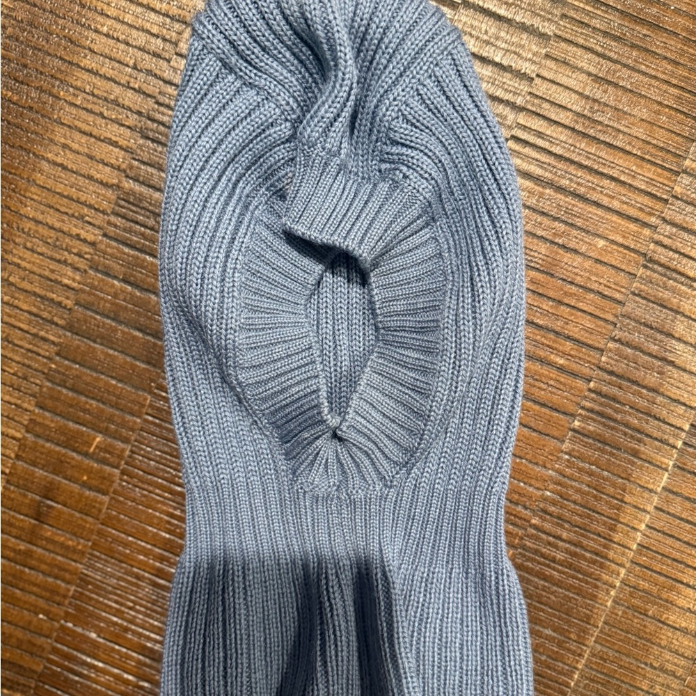 Catya Kids Knit Balaclava Hat in Light Blue - size 5